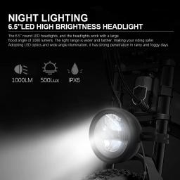Farol impermeável para bicicleta, Luzes dianteiras, Acessórios de ciclismo 2Pin SM, Plug - Image 4