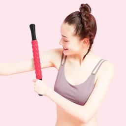 1 pçs yoga massagem vara rolo de fitness corpo massagem rolo massageador corporal para aliviar dores musculares massagem fitness varas - Image 3