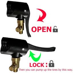 Bicicleta bomba bocal mangueira adaptador, Dual Head bombeamento peças, Serviço Acessórios F V A V Schrader Presta Valve Convertor, Bycicle peças - Image 2