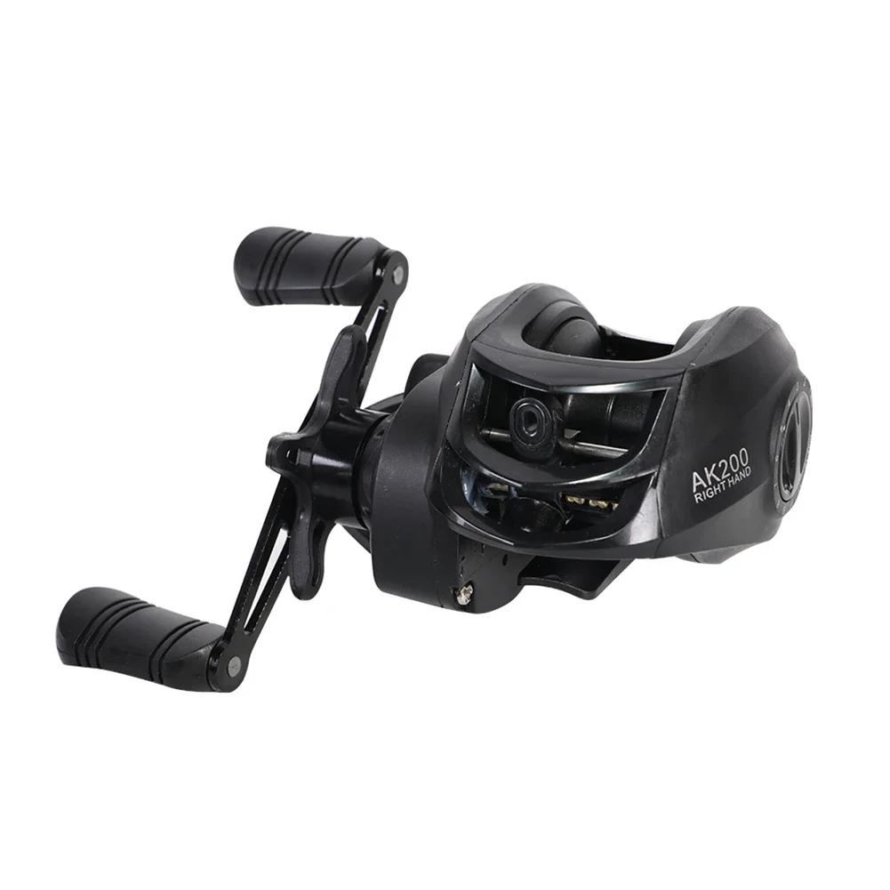 Carretilhas de arremesso 7.2:1 relação de engrenagem carretilhas de pesca roda arrasto máximo 8kg água salgada água doce 18 + 1bb para iniciantes ferramentas de pesca - Image 1