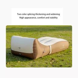 Cama inflável automática para uma pessoa, cama com almofada de ar, acampamento ao ar livre, colchão dobrável portátil, PS1, novo, 2024 - Image 3