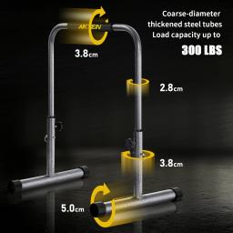 Barras Paralelas de Ginástica Portátil, Pull-Ups, Dip Stand Station, Home Fitness, Ginásio - Image 5