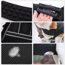 Eslingas suporte para pernas cachorro, arnês apoio corporal para cães idosos feridos deficientes - Image 6