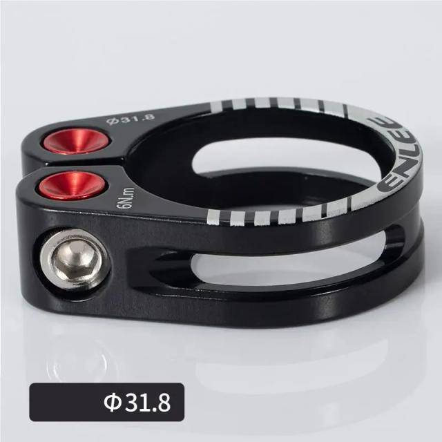ENLEE Braçadeira de Espigão de Bicicleta Liga de Alumínio CNC 31.8mm 34.9mm