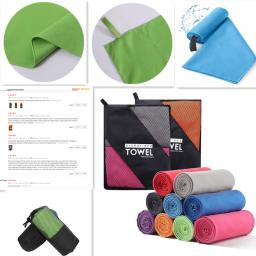 Toalhas de microfibra espessadas esportes de secagem rápida absorvente toalhas de acampamento ultra-macio portátil ginásio natação yoga toalhas de praia - Image 3