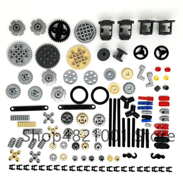 Peças técnicas de alta tecnologia, feixe de pino, braço de elevação, conector de eixo, painel de engrenagem, carro, motocicleta, blocos de construção, tijolos, conjunto de tecnologia, brinquedos