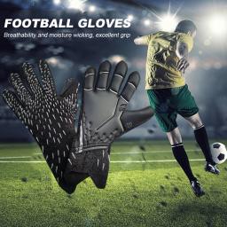 Luvas Respiráveis Goleiro para Treino e Jogos, Luvas De Futebol, Aderência Forte, Futebol, Ajustável - Image 5