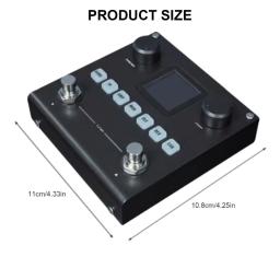 Pedal efeito guitarra com efeitos reverberação modelagem digital 652D para baixo guitarra - Image 6