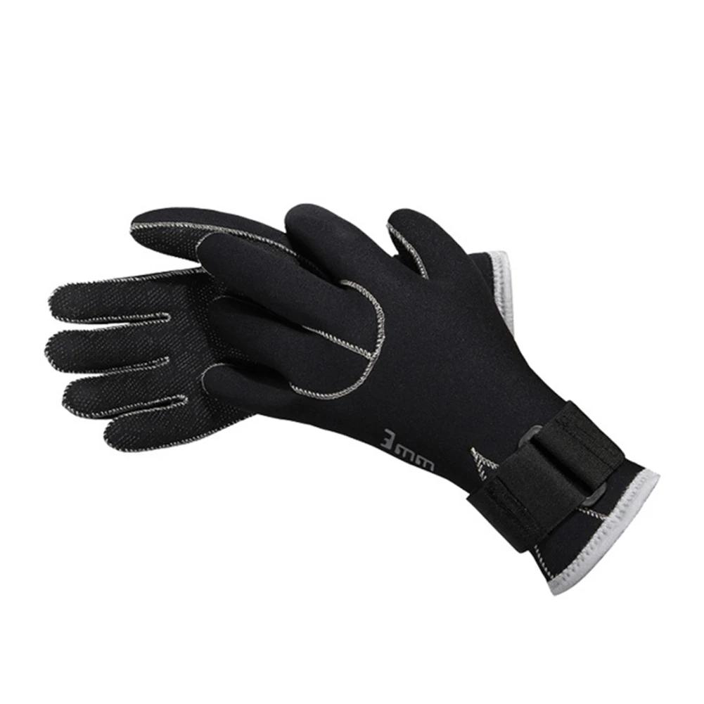 Luvas de neoprene térmico antiderrapante Wetsuit, Luvas de mergulho flexíveis, Luvas de surf, Mergulho aquático, Caça submarina e natação, 3mm - Image 1