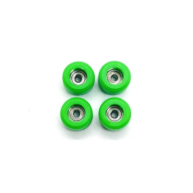 Mini Fingerboard Wheels 4 Pcs PU Metal Uretano CNC