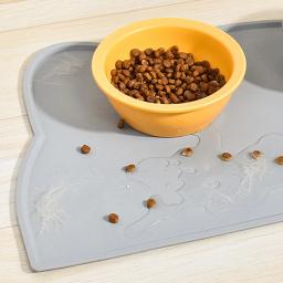 Silicone Pet Food Mat Portátil, isolamento térmico, impermeável, antiderrapante, esteira de alimentação, Slow Feeder, Bowl Pad, Almofada, Gato, Cão, Pet Supplies - Image 4