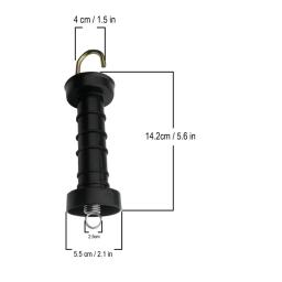 2PCS Plástico Cerca Elétrica Portão Handle Primavera Para Fazenda Animal Selvagem Macaco Pecuária Jardim Elétrico Esgrima Sistema Portão Alças - Image 2