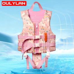 Oulylan Buoyancy Vest para Crianças, Criança, Jaquetas De Banho, Jet Ski Boating, Esportes Aquáticos à Vela, Suprimentos de Natação, Surf - Image 1
