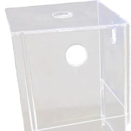 Aquário acrílico tanque filtro caixa, destacável canto transparente defletor, caixa de transbordamento, aquário decoração acessório - Image 5