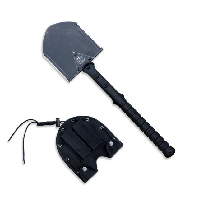 Pá Multifuncional Portátil para Camping e Pesca com Design Dobrável