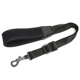 1pc elástico saxofone pescoço cinta preto grosso macio acolchoado cinta saxofone pescoço cintas para soprano tenor alto barítono sax - Image 1
