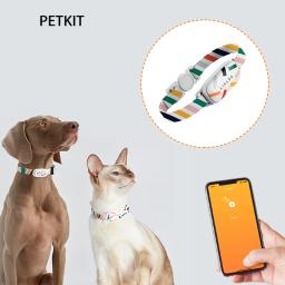 Xiaomi petkit ajuste 3 inteligente pet atividade & monitor de dormir bluetooth controle remoto à prova dwaterproof água coleiras gato do cão tag trabalho com app - Image 1