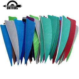 Asa Direita Arqueiro com Penas de Turquia, Fletching Escudo, Caça Acessórios, 3 Polegada, 50Pcs - Image 1