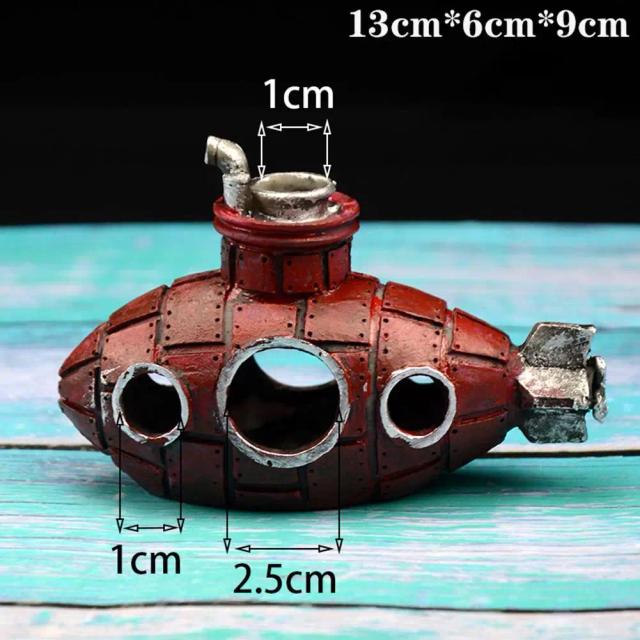 Peixes de Resina como Ornamentos para Decoração de Aquários e Caverna Abri para Tanques Submarinos.
