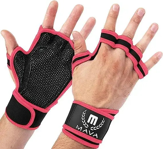 Luvas de Musculação Unissex com Protetor de Palma para Fitness e Ginástica - 1 Par Ideal para Esportes e Treinos