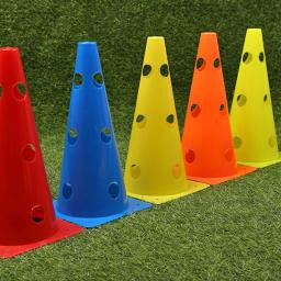 Futebol Cones De Treinamento De Flexibilidade, Obstáculos Oco Out, Marcador Cones, Equipamento De Treinamento, Sinal Pólo, 5Pcs - Image 4