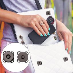 Botões magnéticos para bolsas e roupas, Prendedor de pressão, Costura em fechos, Botão de bolsa, Artesanato DIY, 14mm, 20 conjuntos - Image 5