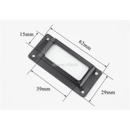 Preto ferro metal etiqueta quadro arquivo nome cartão titular gaveta caixa caso 62x29mm tag titular do cartão móveis sinal titular metal tag quadro - Image 3