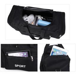 Saco de esportes Oxford impermeável com zíper, grande capacidade, bolsa de treinamento de fitness multifuncional, resistente ao desgaste, futebol ao ar livre - Image 4