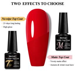 MTSSII-Brilhante Cor Base Gel Esmalte, Semi Permanente, Soak Off, LED UV, Nail Art, No Wipe, Top Coat, Manicure, 7ml - Image 5