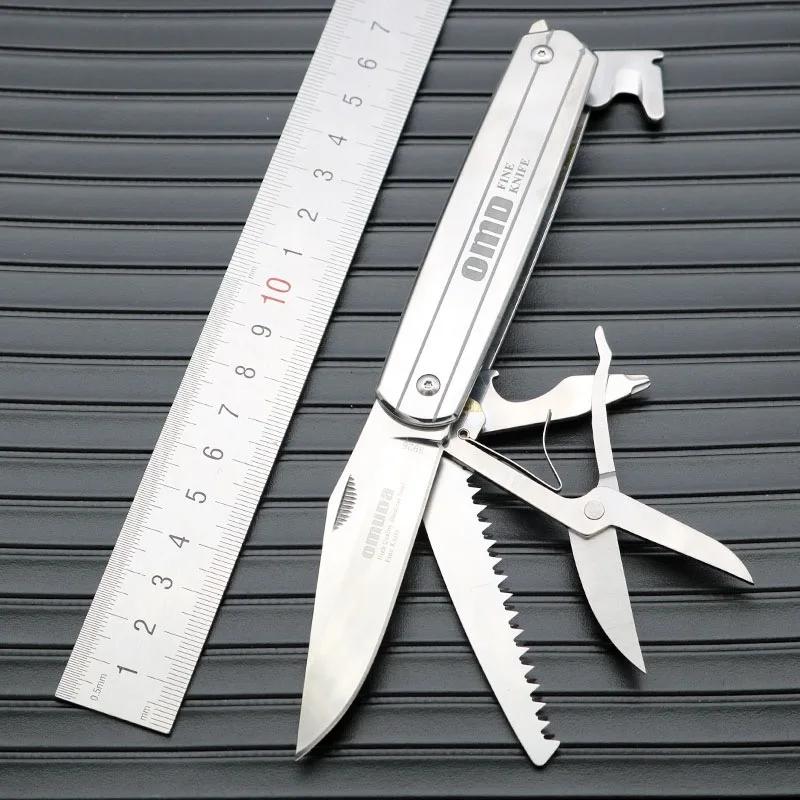 Faca Dobrável Multi-Ferramenta, Equipamento de Camping, Exterior, Caminhada pela Natureza, Autodefesa, Sobrevivência Tática, Portátil, Reparação e Manutenção - Image 1