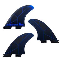 Conjunto de aletas de propulsor de prancha de surf, 3 aletas para estilo fc2, caixa de aleta reforçada com fibra de vidro, alto desempenho, tamanho l com chave de aleta e parafusos - Image 5