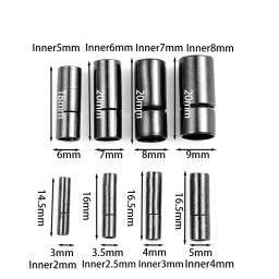 Metal Fechos Magnéticos para Descobertas Jóias, Cordão De Couro Redondo, Pulseiras e Colares, Conectores End Caps, Suprimentos DIY, 10 Pçs/lote - Image 2
