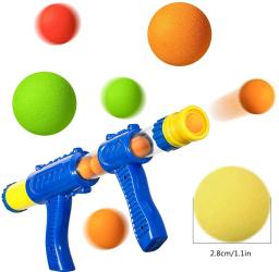 Bolas de reenchimento redondas para pistola de brinquedo de ar Bolas de espuma macia Blasters Bala de substituição Cor misturada Pacote de presente - Image 2