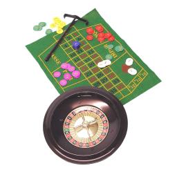Conjunto de jogo de roleta com 100 fichas e tapete de mesa para bar jogo noturno adulto - Image 3