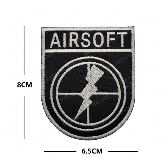 Patches de Borracha de PVC para Terapia de Tiro e Personalização de Uniformes, Mochilas e Roupas Airsoft