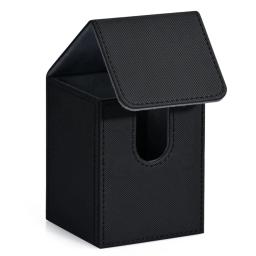 Caixa de baralho de cartas, caixa de armazenamento de cartões contém mais de 100 cartões de manga única, fecho magnético de couro PU para cartões mágicos cartões TCG - Image 6