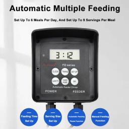 JEBAO-Alimentador de peixes WiFi de grande capacidade, alimentador automático para Fish Pond, alimentador Koi, FD-40, 55/85, AFD6, 10 - Image 4
