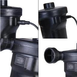 Compressor elétrico do Inflator da bomba de ar, bateria recarregável, portátil, PVC, barco, colchão, associação, cama de jangada, 12V, 110V, 220V, 50W, 400L pelo minuto - Image 4