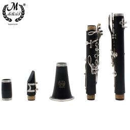 M MBAT-17 Keys 6 Anéis Clarinete com Kit de Limpeza, Peças Reeds para Iniciantes e Estudantes, Clarinete Preto B, Prática de Jogo - Image 5