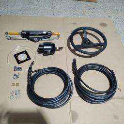 Kit de Direção Hidráulica Externa Barco Sistema Marinho, Cilindro Hidráulico, Bomba Leme, 150HP - Image 6