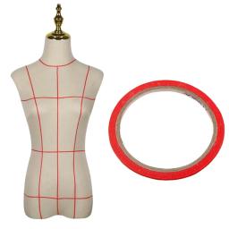 Desenho Grid Line Draping Tape, Manequim Pattern Making, Costura Whiteboard Marcação Tape, Artist Dress Form, 3mm - Image 5