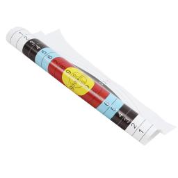 12pc 40x40cm alvos de tiro com arco papel rosto durável treinamento prática para flecha arco prática esportes dardos caça tiro acessórios - Image 2