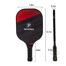 Pickleball Pás, Superfície De Fibra De Vidro, Kit De Presente De Raquete Portátil, Exercício Indoor e Outdoor, USAPA Aprovado - Image 4