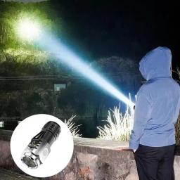 Mini Lanterna LED Recarregável, Luz Forte, Multi Funcional, Longo Alcance, Portátil, Ao ar livre, Casa, Cap Clip - Image 2