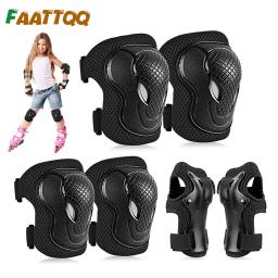 Almofadas de joelho e cotovelo para crianças, Equipamento de proteção, Equipamento de segurança, Patins, Ciclismo, Bicicleta, Skate, Equitação Inline, Esportes - Image 1