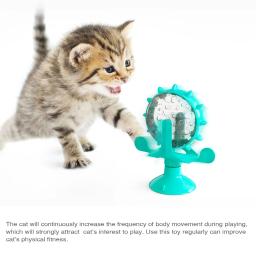 Brinquedos interativos para animais de estimação para pequenos gatos médios e cães, treinamento, QI girável, Food Dispenser, Chihuahua, Bulldog Suprimentos - Image 5