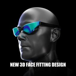 JSJM-óculos de natação profissionais ajustáveis para adultos, óculos de silicone anti-nevoeiro HD para homens e mulheres, óculos de natação, novo estilo - Image 3