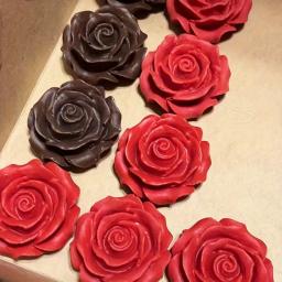 Molde de silicone 3d em forma de rosa, flor, flor, para bolo, fondant, sabão, cupcake, doces, chocolate, geléia, decoração, ferramenta de cozimento - Image 6