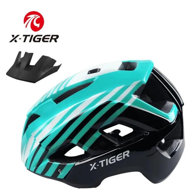 Capacete de Bicicleta X-Tigre Ultra-Leve com Fivela Magnética para Homens e Mulheres - Ideal para Ciclismo ao Ar Livre e MTB