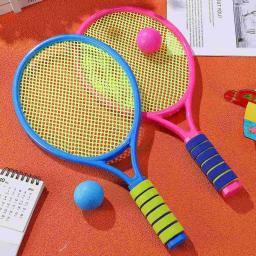 Raquete de plástico brinquedo de tênis para equipamentos esportivos ao ar livre raquete durável crianças jogar pai criança atividade fitness criança brinquedos - Image 6